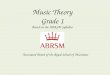 Music Theory Grade 1 Based on the ABRSM Syllabus Associated Board of the Royal School of Musicians