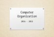 Computer Organization 2015 - 2016. Instructors Course By: Lecturer: Shimaa Ibrahim Hassan TA: Eng: Moufeda Hussien Lecture: Wednesday @ 9:45 Email Address: