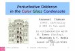 Blois workshopK. Itakura (CEA/Saclay)1 Perturbative Odderon in the Color Glass Condensate in collaboration with E. Iancu (Saclay), L. McLerran & Y. Hatta