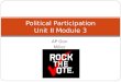 AP Gov Miller Political Participation Unit II Module 3