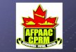 brief to Canadian Forces Logistics Association NCR Chapter Armed Forces Pensioners’/ Annuitants’ Association of Canada Lt-Col (Ret) Charles N. McCabe,