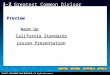 Holt CA Course 1 3-2 Greatest Common Divisor Warm Up Warm Up California Standards Lesson Presentation Preview