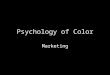 Psychology of Color Marketing. Warm-up 1.What are the three elements that make up the marketing concept? a)Pricing, Planning, & Promoting b)Selling, Marketing,