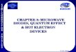 © S.N. Sabki CHAPTER 8: MICROWAVE DIODES, QUANTUM EFFECT CHAPTER 8: MICROWAVE DIODES, QUANTUM EFFECT & HOT ELECTRON DEVICES