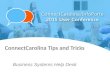 ConnectCarolina Tips and Tricks Business Systems Help Desk