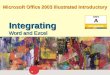 Microsoft Office 2003 Illustrated Introductory Word and Excel Integrating