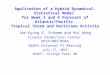 Application of a Hybrid Dynamical-Statistical Model for Week 3 and 4 Forecast of Atlantic/Pacific Tropical Storm and Hurricane Activity Jae-Kyung E. Schemm