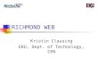 RICHMOND WEB Kristin Clausing EKU, Dept. of Technology, CEN