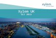 Xylem UK Oct 2015. UK Pump market (2013 when Xylem formed) Flygt: £73M Lowara: £31M Flow Control (UK): £18M Service: £23M Xylem UK: £145M