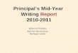 Principal’s Mid-Year Writing Report 2010-2011 Johanna Pscodna Keicher Elementary Michigan Center