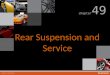 Rear Suspension and Service chapter 49. Rear Suspension and Service FIGURE 49.1 Solid axles are used on rear-wheel-drive vehicles as well as front-wheel-drive