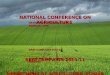 NATIONAL CONFERENCE ON AGRICULTURE RABI CAMPAIGN 2010-11 DEPARTMENT OF AGRICULTURE, PUNJAB NATIONAL CONFERENCE ON AGRICULTURE RABI CAMPAIGN 2010-11 DEPARTMENT