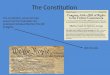 The Constitution The constitution would not have passed had the Federalists not protected individual liberties (The Bill of Rights) Bill of Limits
