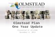 Olmstead Plan One Year Update Presented at ACLAIMH November 6, 2014
