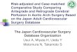 Risk-adjusted and Case-matched Comparative Study Comparing Antegrade and Retrograde Cerebral Perfusion in Aortic Arch Surgery Based on the Japan Adult
