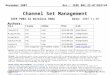 Doc.: IEEE 802.22-07/0521r0 Submission November 2007 Gwangzeen Ko, ETRISlide 1 Channel Set Management IEEE P802.22 Wireless RANs Date: 2007-11-07 Authors: