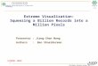 Intelligent Database Systems Lab N.Y.U.S.T. I. M. Extreme Visualization: Squeezing a Billion Records into a Million Pixels Presenter : Jiang-Shan Wang