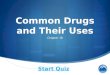 Common Drugs and Their Uses Chapter 18 Start Quiz