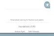Personalized Learning for Teachers and Leaders 1 Foundations of iPD Andrea Pyatt Seth Edwards