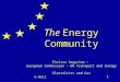 The Energy Community C hrissa Argyriou – European Commission – DG Transport and Energy Electricity and Gas e-mail: chrysoula.argyriou@cec.eu.int