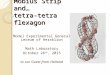 Möbius Strip and… tetra-tetra flexagon Model Experimental General Leceum of Heraklion Math Laboratory October 26 th, 2015 to our Guest from Holland