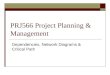 PRJ566 Project Planning & Management Dependencies, Network Diagrams & Critical Path