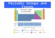 Periodic Groups and Trends. Periodic Table Periodicity: regular variations (or patterns) of properties with increasing atomic weight. Both chemical and