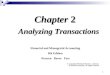 1 Chapter 2 Analyzing Transactions Financial and Managerial Accounting 8th Edition Warren Reeve Fess © Copyright 2004 South-Western, a division of Thomson