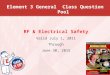 Element 3 General Class Question Pool RF & Electrical Safety Valid July 1, 2011 Through June 30, 2015