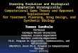 Steering Evolution and Biological Adaptation Strategically: Computational Game Theory and Opponent Exploitation for Treatment Planning, Drug Design, and