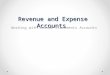 Revenue and Expense Accounts Working with Income Statements Accounts