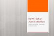 NEW Higher Administration Administration Services Outcome 1.1