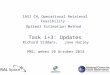 IASI CH 4 Operational Retrieval Feasibility - Optimal Estimation Method Task 1+3: Updates Richard Siddans, Jane Hurley PM2, webex 10 October 2014