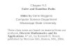 Chapter 9.5 Euler and Hamilton Paths Slides by Gene Boggess Computer Science Department Mississippi State University These class notes are based on material