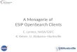 A Menagerie of ESIP OpenSearch Clients C. Lynnes, NASA/GSFC K. Keiser, U. Alabama--Huntsville