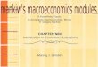 Chapter Nine 1 A PowerPoint  Tutorial to Accompany macroeconomics, 5th ed. N. Gregory Mankiw Mannig J. Simidian ® CHAPTER NINE Introduction to Economic