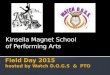 Kinsella Magnet School of Performing Arts. Field #3 5 th & 6 th and 7 th & 8 th Grade Field Field #2 3 rd & 4 th Grade Field Field #1 PK & K and 1
