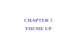 CHAPTER 5 THEME UP. CHAPTER 5 THEME UP 5.1 What is theme ? 5.2 Why do we need to theme up? 5.3 How do we theme up? 5.4 Exercise