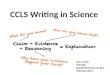 CCLS Writing in Science Gary Carlin CFN 603 gcarlin@schools.nyc.gov February 2014