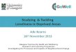 Studying & Tackling Loneliness in Deprived Areas Ade Kearns 26 th November 2015 Glasgow Community Health and Wellbeing Research and Learning Programme: