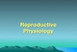 Reproductive Physiology. I. Sexual differentiation and I. Sexual differentiation and formation of genitalia II. II. Male reproductive system: function
