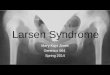 Larsen Syndrome Mary-Kayt Jones Genetics 564 Spring 2014 Hosoe, Hideo et al., 2006