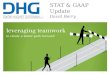 1 STAT & GAAP Update David Berry. 2 Agenda Statutory-Accounting Update NAIC Update US GAAP Update