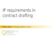 IP requirements in contract drafting Patrick Sefton | Principal, Brightline Lawyers