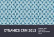 DYNAMICS CRM 2013 Overview Part II Presented by: Visha Narayan & Rami Mounla
