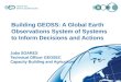 © GEO Secretariat Building GEOSS: A Global Earth Observations System of Systems to Inform Decisions and Actions João SOARES Technical Officer GEOSEC Capacity