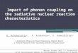 Impact of phonon coupling on the radiative nuclear reaction characteristics O. Achakovskiy 1, A. Avdeenkov 1, S. Kamerdzhiev 2 Moscow| October 2015 | O