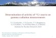 Determination of activity of 51 Cr source on gamma radiation measurements V.V.Gorbachev, V.N.Gavrin, T.V.Ibragimova, A.V.Kalikhov, Yu.M.Malyshkin,A.A.Shikhin