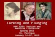 Larking and Plunging HUM 3285: British and American Literature Spring 2013 Dr. Perdigao January 14-21, 2013