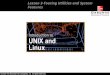 Lesson 3-Touring Utilities and System Features. Overview Employing fundamental utilities. Linux terminal sessions. Managing input and output. Using special
